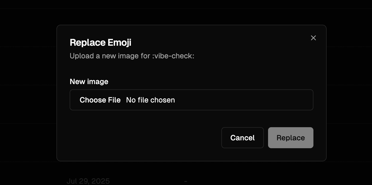 Replace Emoji - Edit and manage your emojis